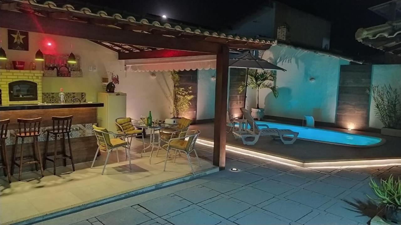 Casa Com Piscina, Churrasqueira E Ar Condicionado Em Condominio Cabo Frio Exterior foto